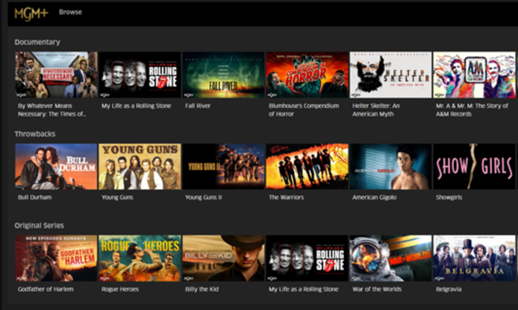 Enjoy exclusive originals from MGM+