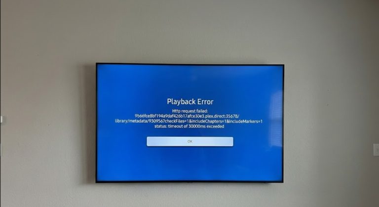 Plex Playback error