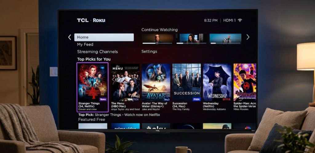 Roku's Top Picks for You - Image: StreamDiag