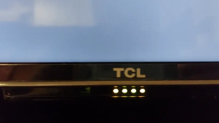 quick fixes for a TCL TV with a blinking white light