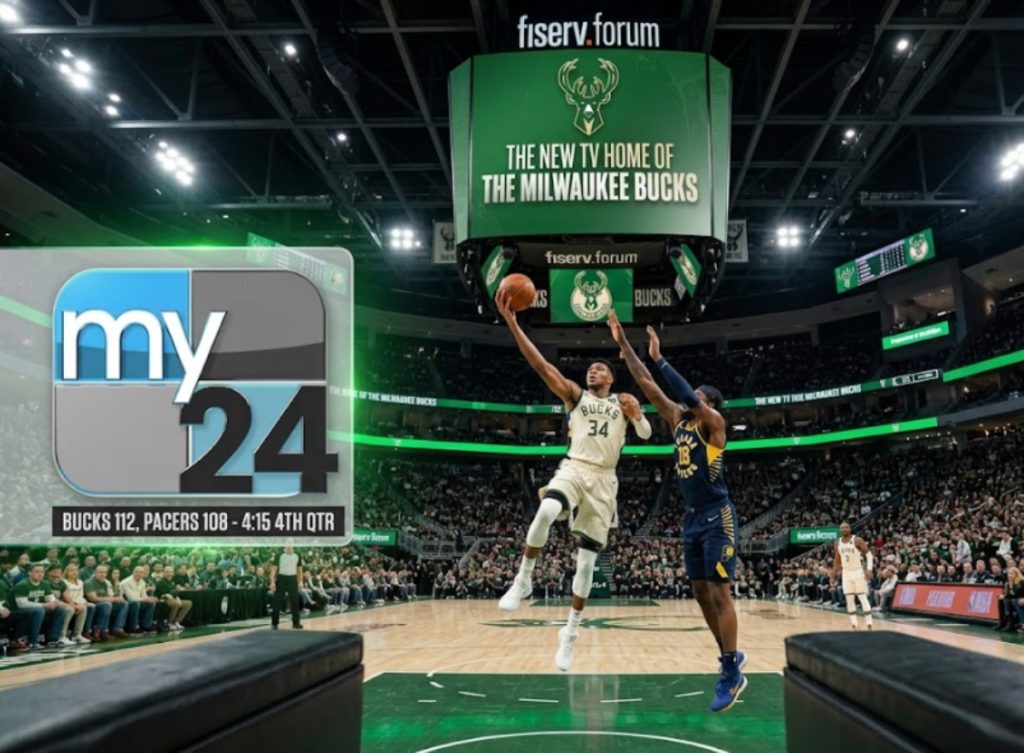 All Milkwaukee Bucks games will air on MY24 (Channel 24)