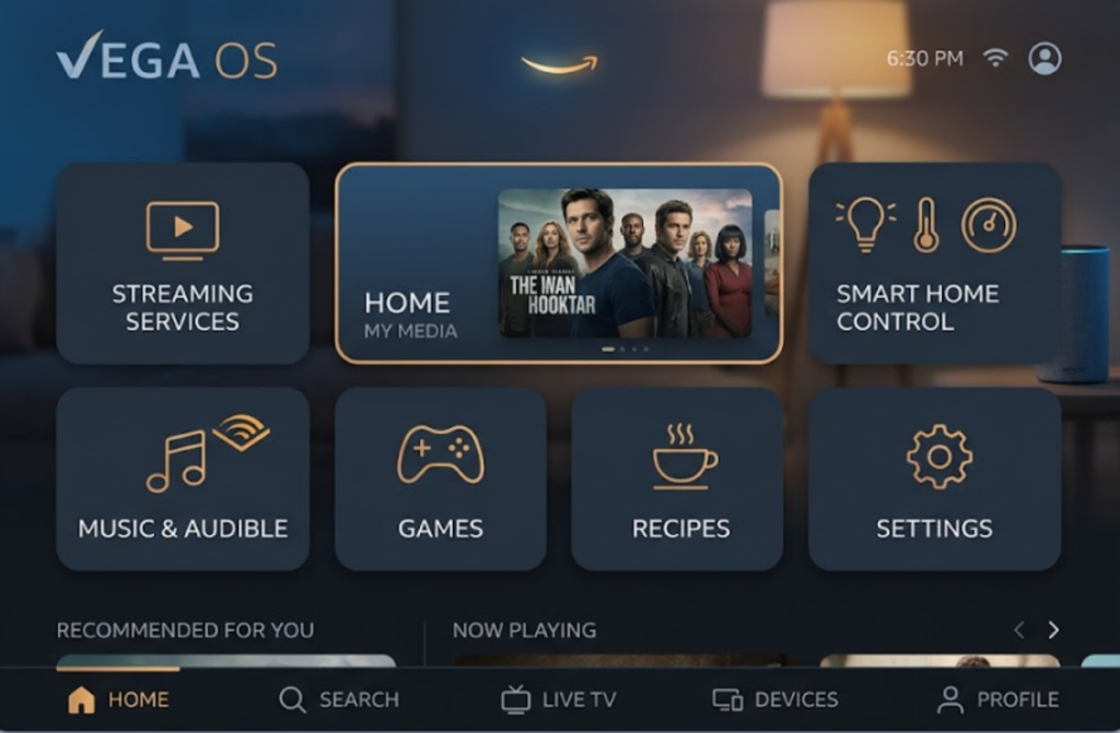 Vega OS interface
