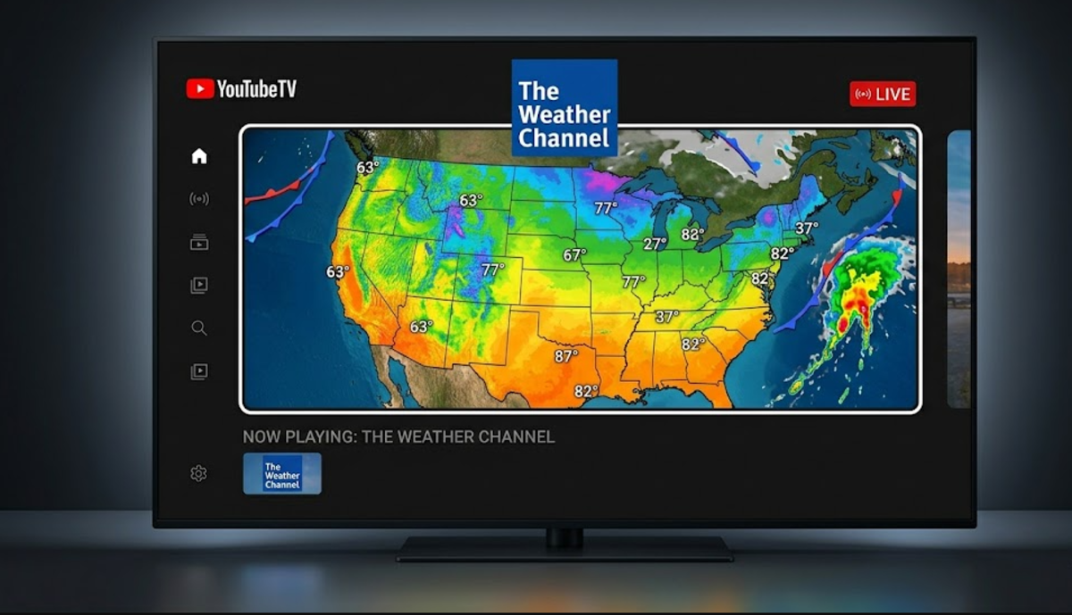 YouTube TV keeps The Weather Channel