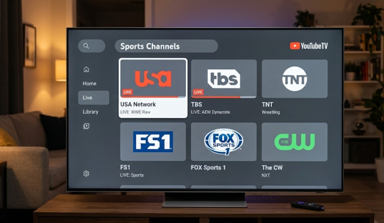 Watch Wrestling on YouTube TV