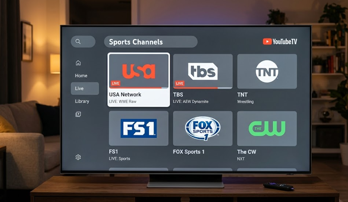 Watch Wrestling on YouTube TV